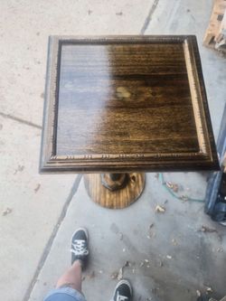 Real Wood handmade plant/candle stand