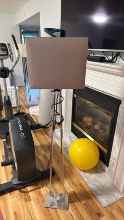 Floor Lamp with Square Shade