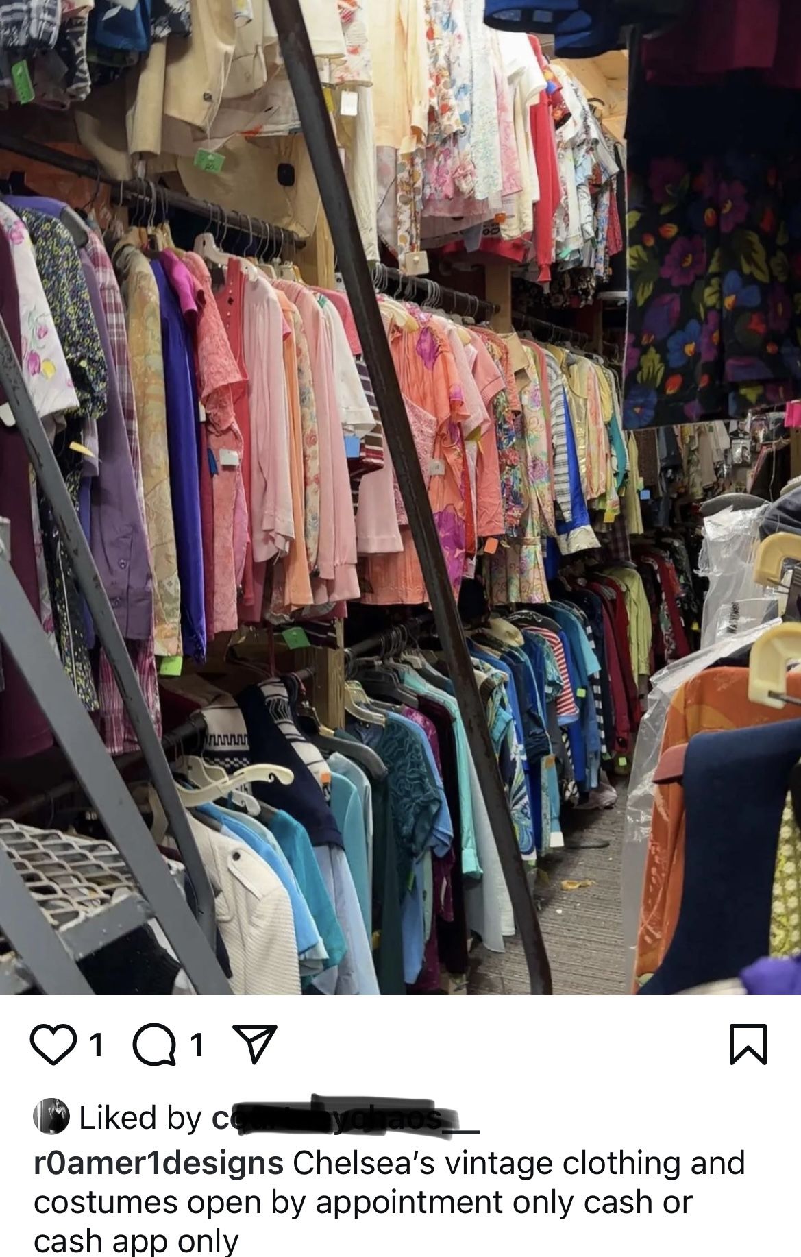 Chelsea’s Vintage Clothing And Costumes