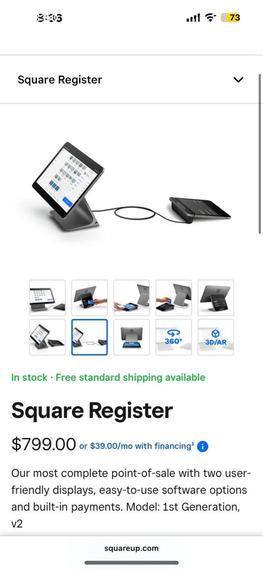 Square Tablet