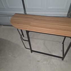 Computer Desk (Walnut/Black)