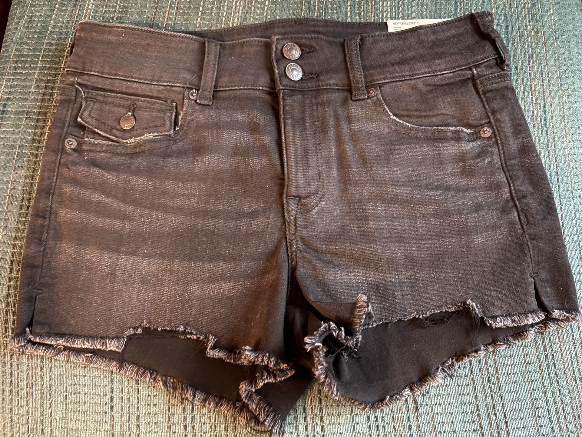 Women’s 2 Pairs Of Black American Eagle Shorts Size 10