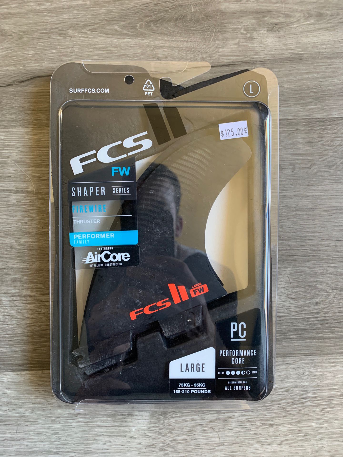 FCS II Shaper Series Thruster. Size Large