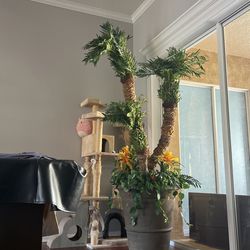 Faux 9 Feet Tall Palm Tree