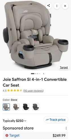 Joie saffron s1 4 in 1 Convertible car seat new