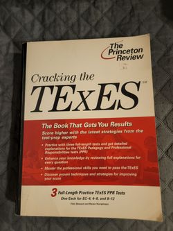 Paperback book-Cracking the Texes PPR Teachers Study Guide