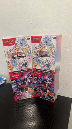 Prismatic evolution and Destined rivals for trade or sale