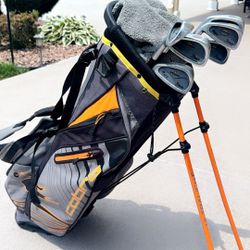 Lefty Golf Set – Cobra Stand Bag + Irons (Beginner Friendly!)