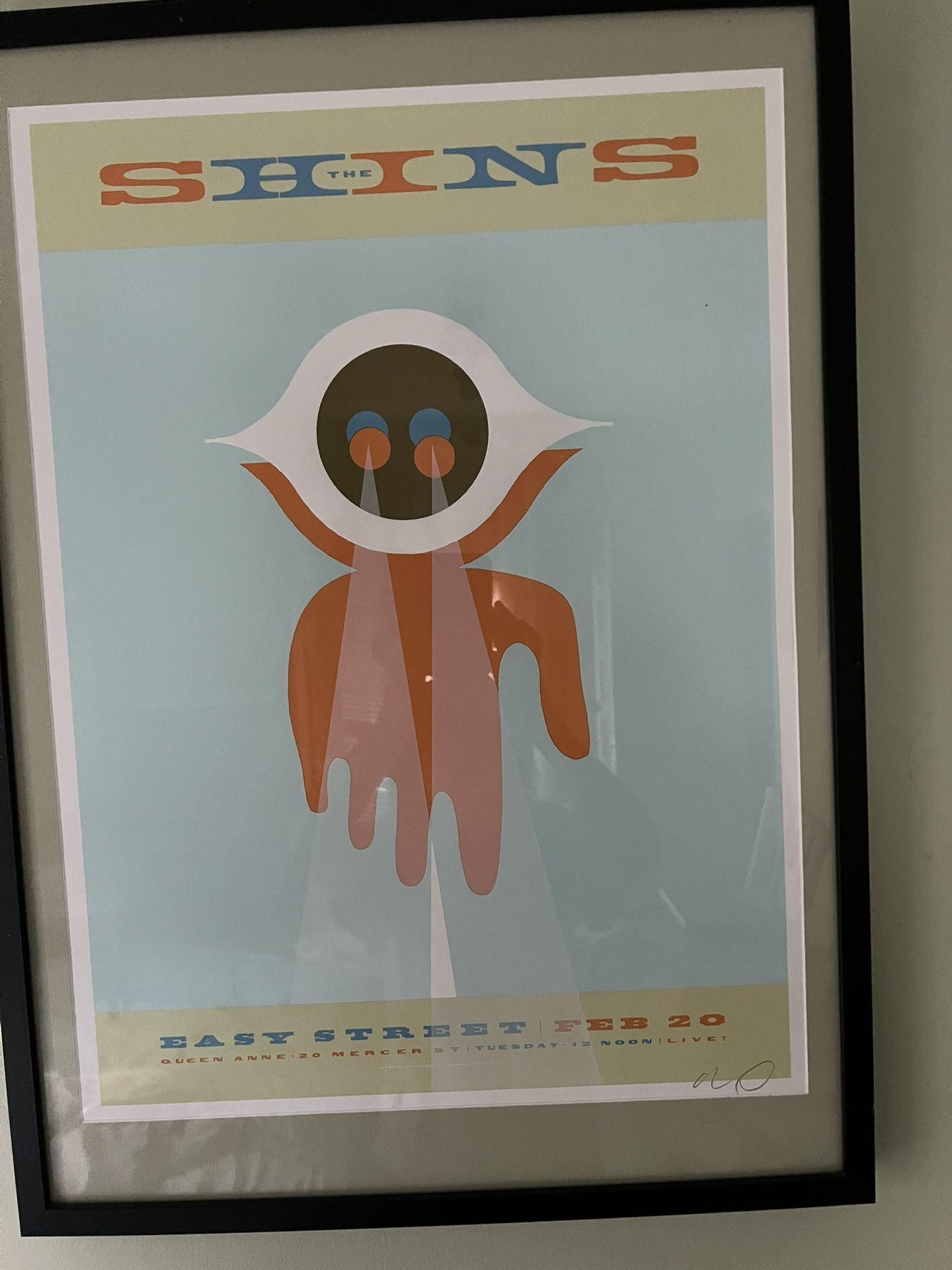 Shins Poster Signed