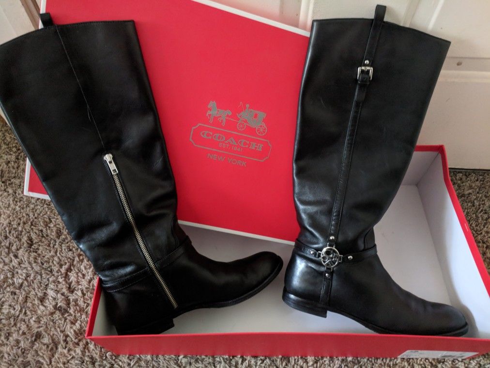 Coach size 9 Mulan Calf boots
