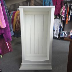 White Storage Cabinet – Adjustable Shelving | 48" H x 26" W x 21" D