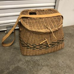 Wicker Fishing Creel 