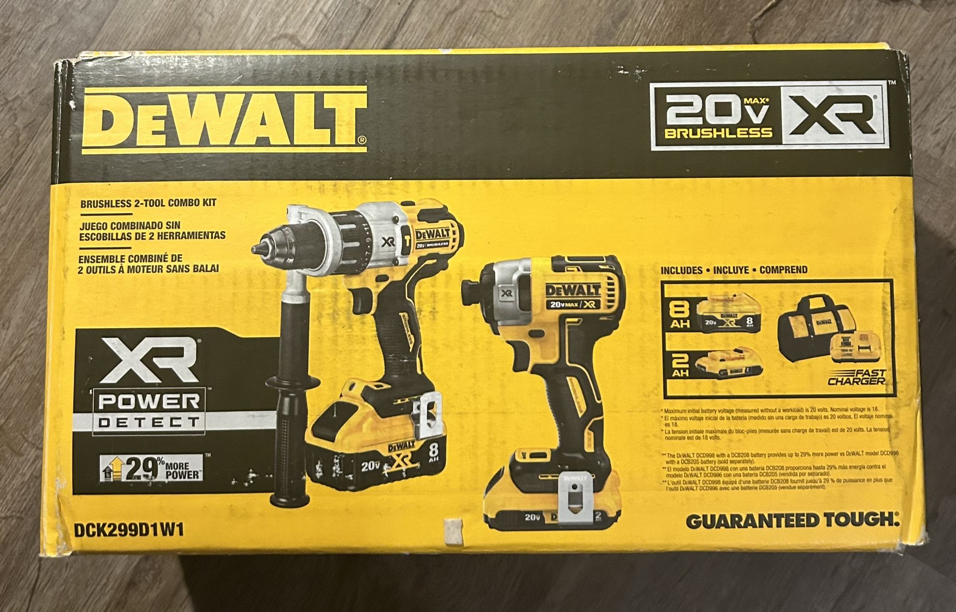 Power Detect Drill Kit + Atomic Hammer Drill