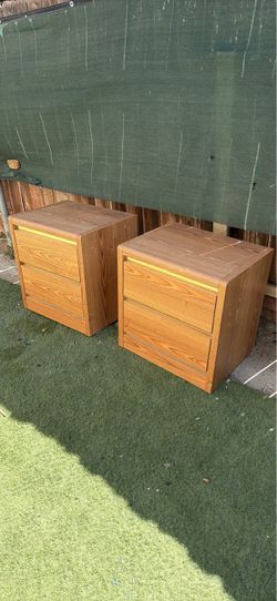 Wooden night stands