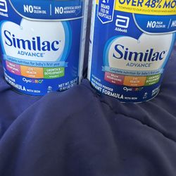 Similac Advance  2 New Cans Expiration Date, Date February 2026