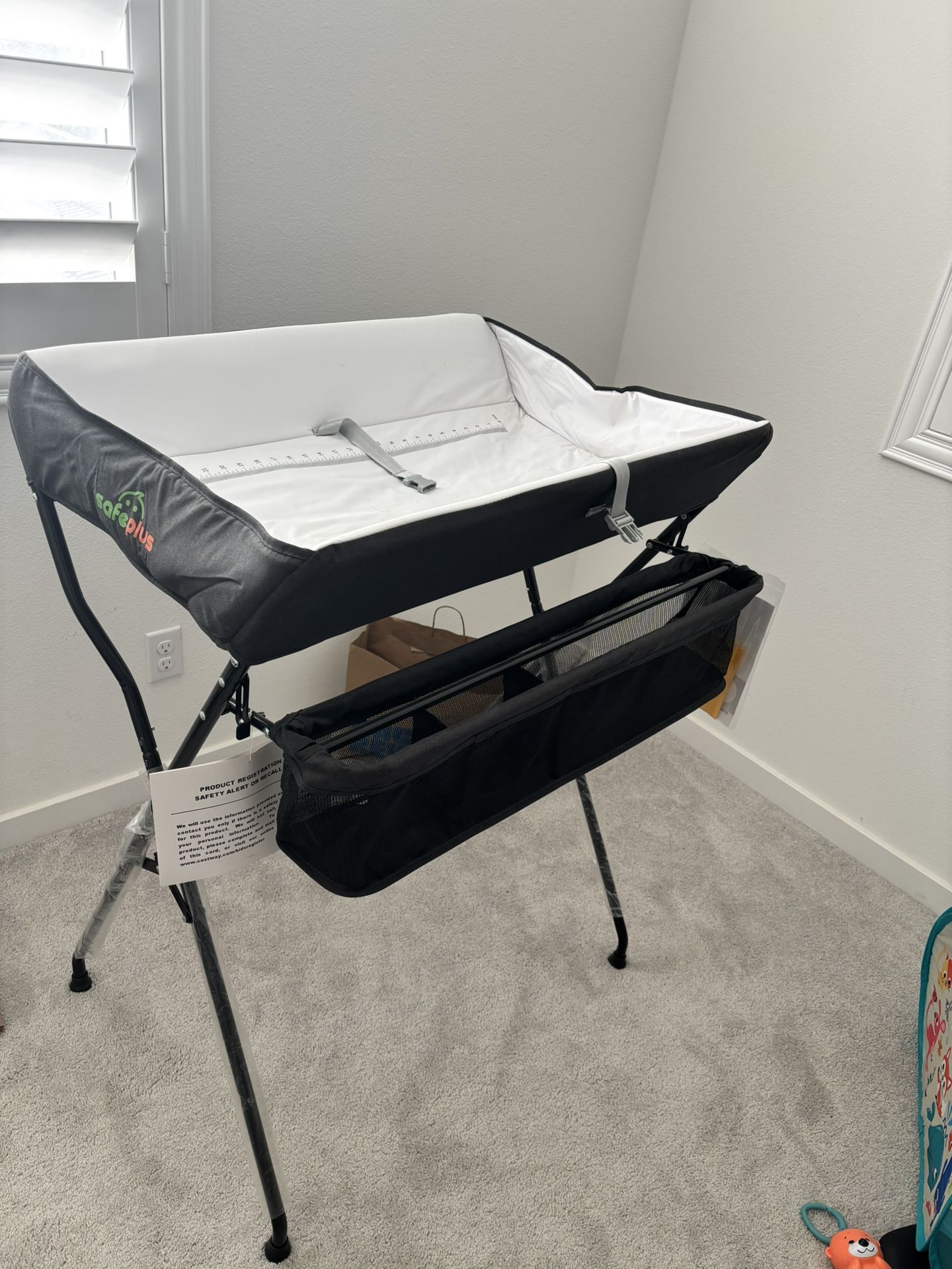 safeplus folding diaper changing table