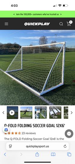 Folding Soccer Goal.