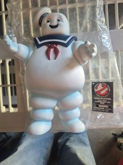 Ghostbusters stay puft coin bank