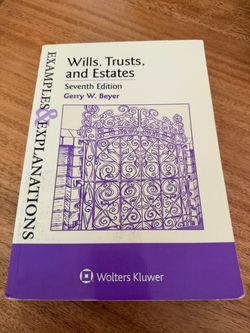 Wills, Trusts, and Estates