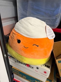 Squishmallow Candy Corn Halloween Plush