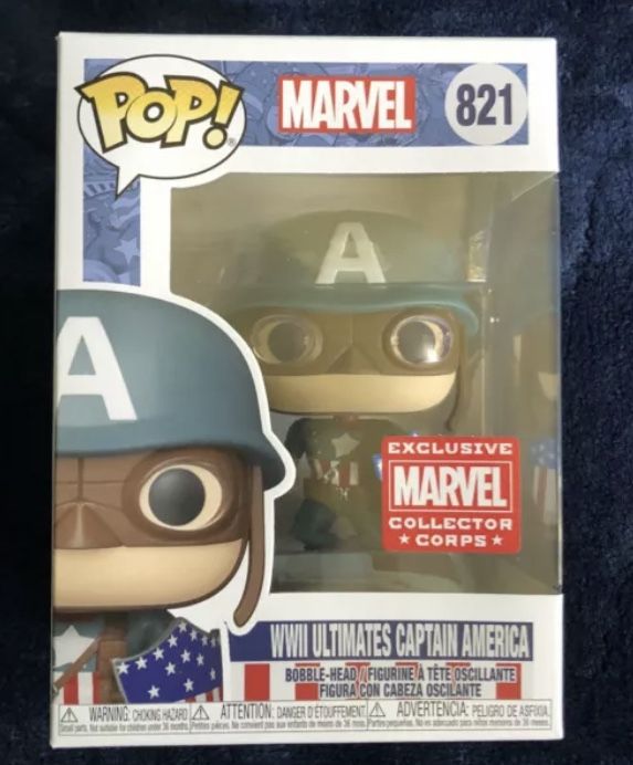 Funko Pop Year Of The Shield Captain America Marvel Collector Corps