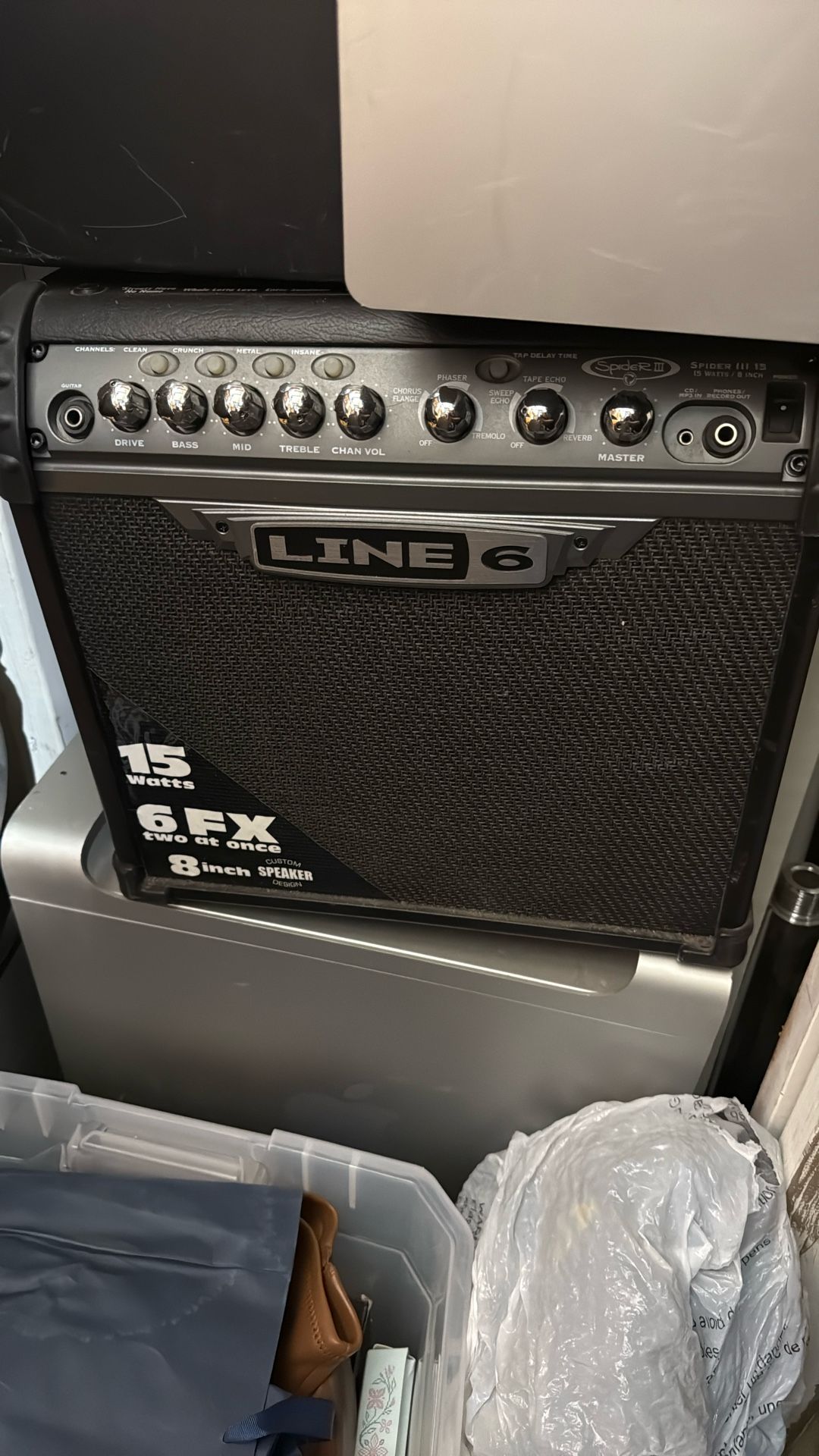 15 watt 6fx two at once 8 inch speakers 