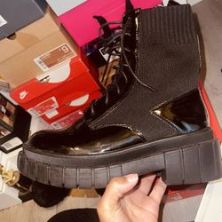 Black Combat Boots