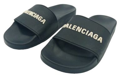 BALENCIAGA Pool Slides Sandals Size 5