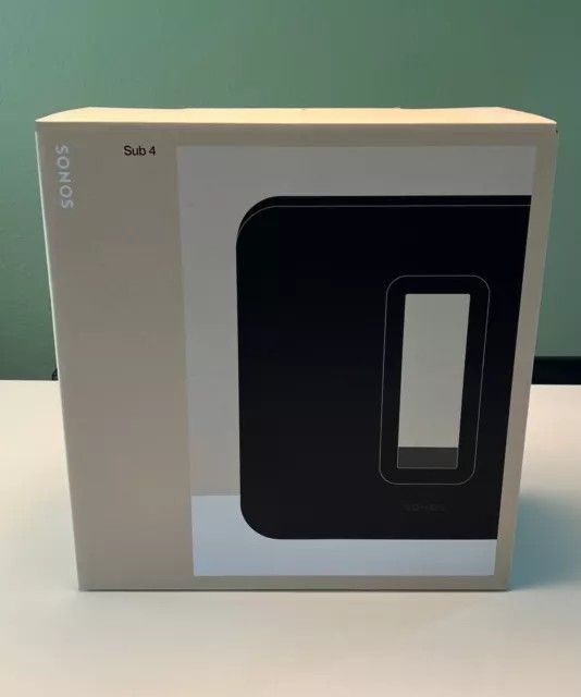 Brand New Sonos Sub Wireless Subwoofer Black Color - Gen. 4