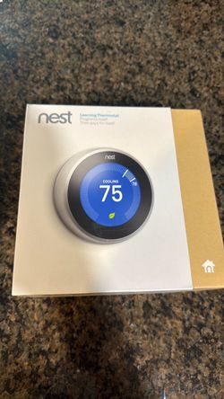 Google Nest Learning Thermostat 3rd Gen - Stainless Steel (Brand New / Sealed Box)