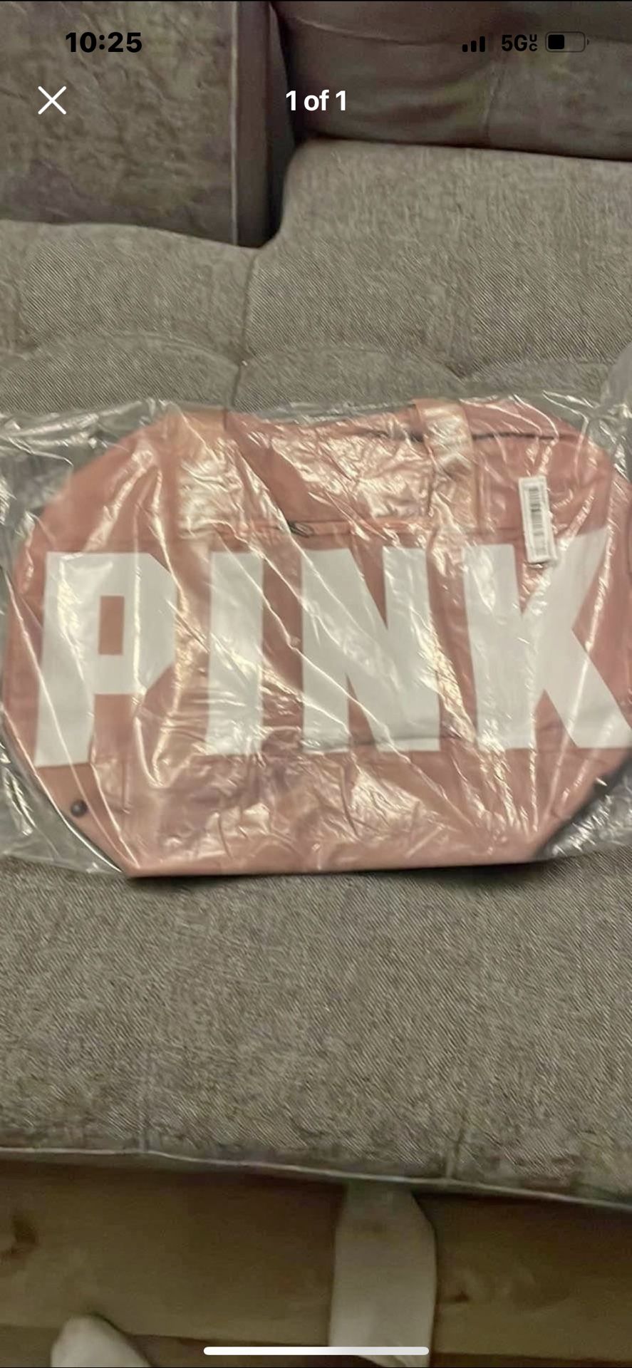 Pink Duffle Bag