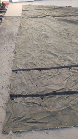 16x30 military grade canvas tarp