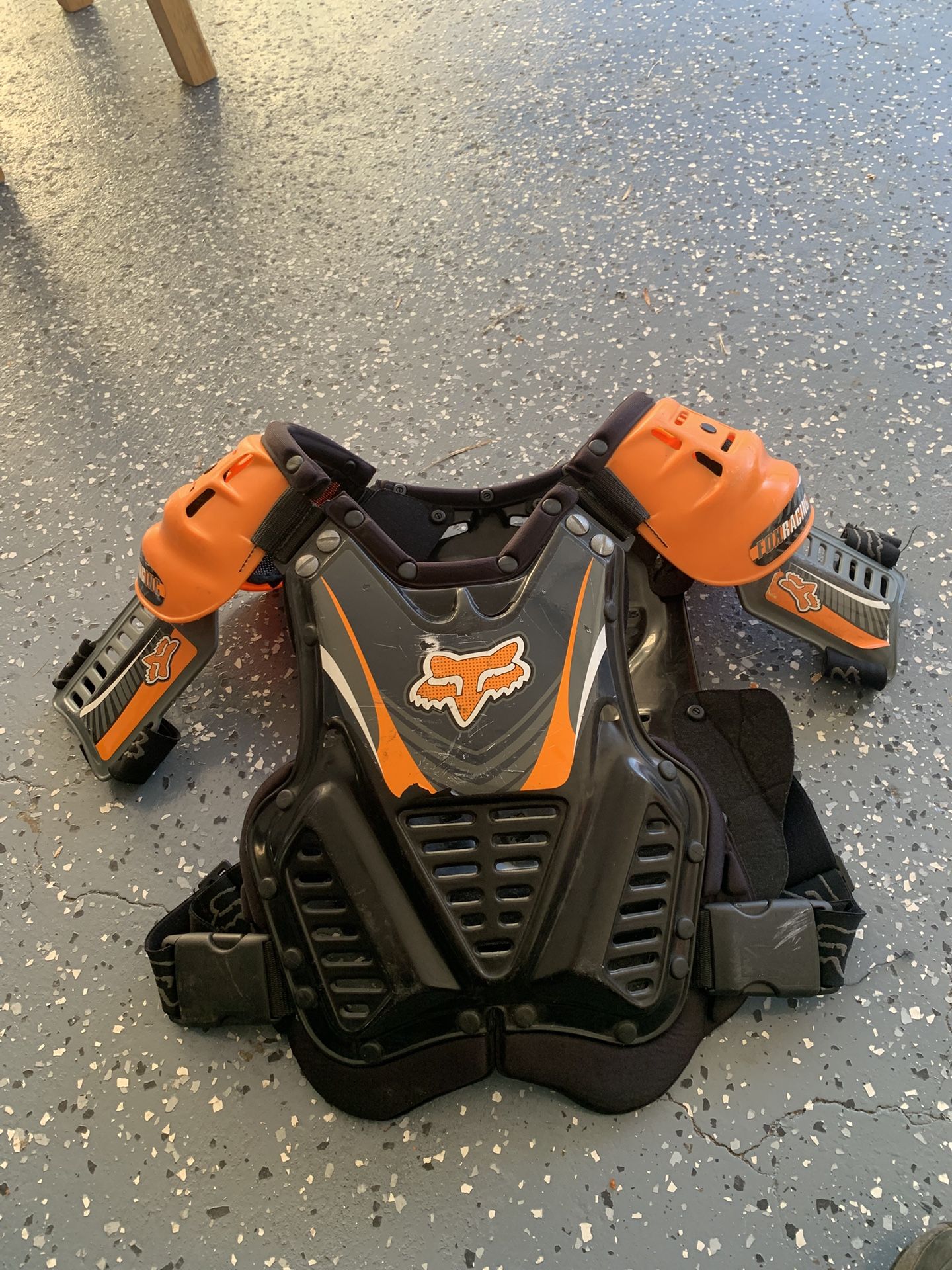 Kids dirt bike chest plate