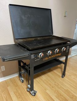 36" BLACKSTONE GRIDDLE COOKING STATION WITH HARD COVER (PLANCHA GRANDE DE 36 PULGADAS CON CUBIERTA)