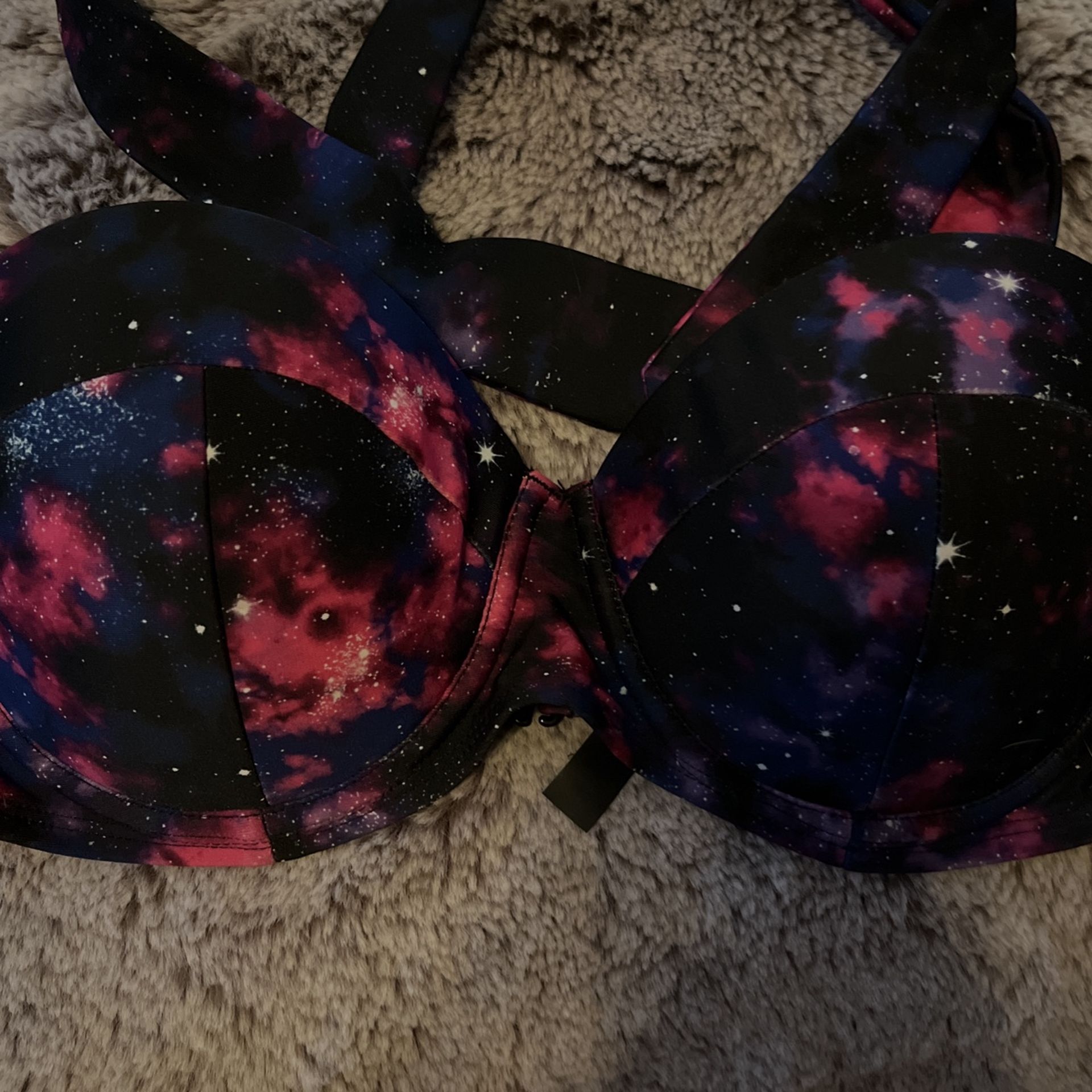 Hot Topic Small Galaxy Bikini Top