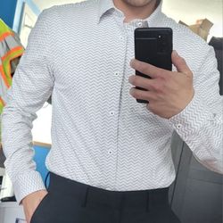 BOSS Performance Slim-Fit Dress Shirt