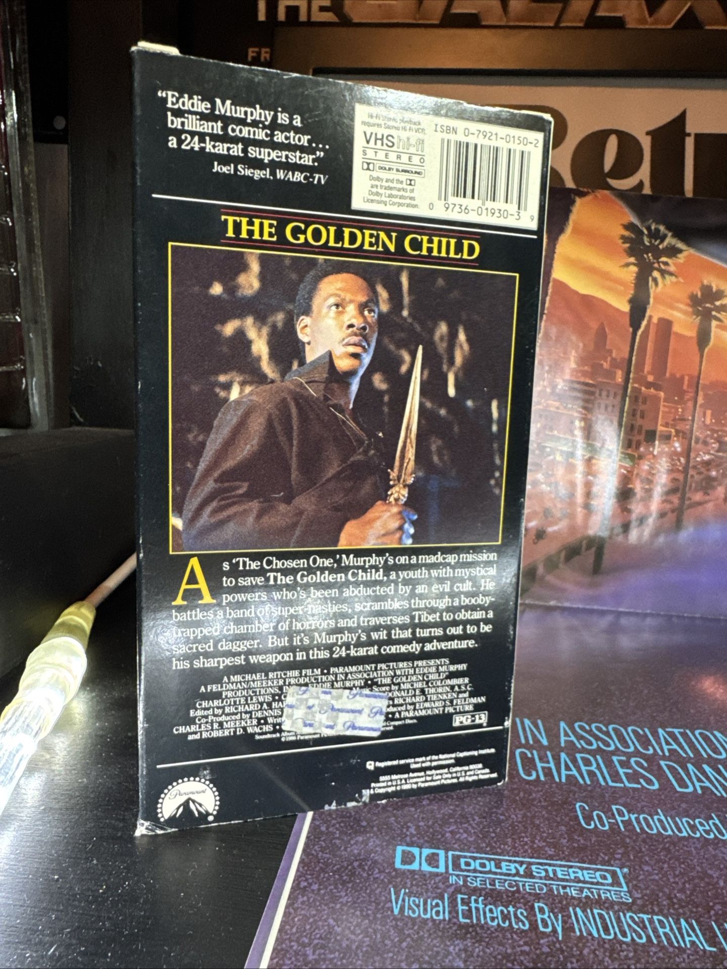 The Golden Child Movie 1986 Theater Poster One Sheet 27x41 Folded W VHS VG+