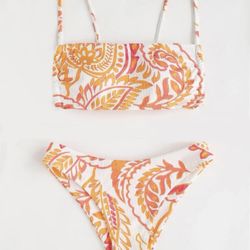 Swimsuit Floral Bikini Set (Large)