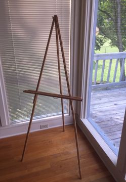 Used Wood Artist Painters tripod.