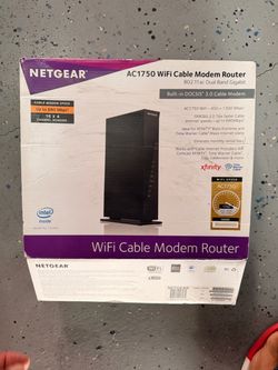 Netgear AC1750 WiFi Cable Modem Router C6300