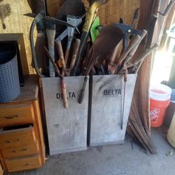 Garden Tools In Delta Aluminum Boxes 