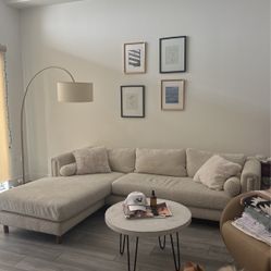 Off White Trendy Couch 