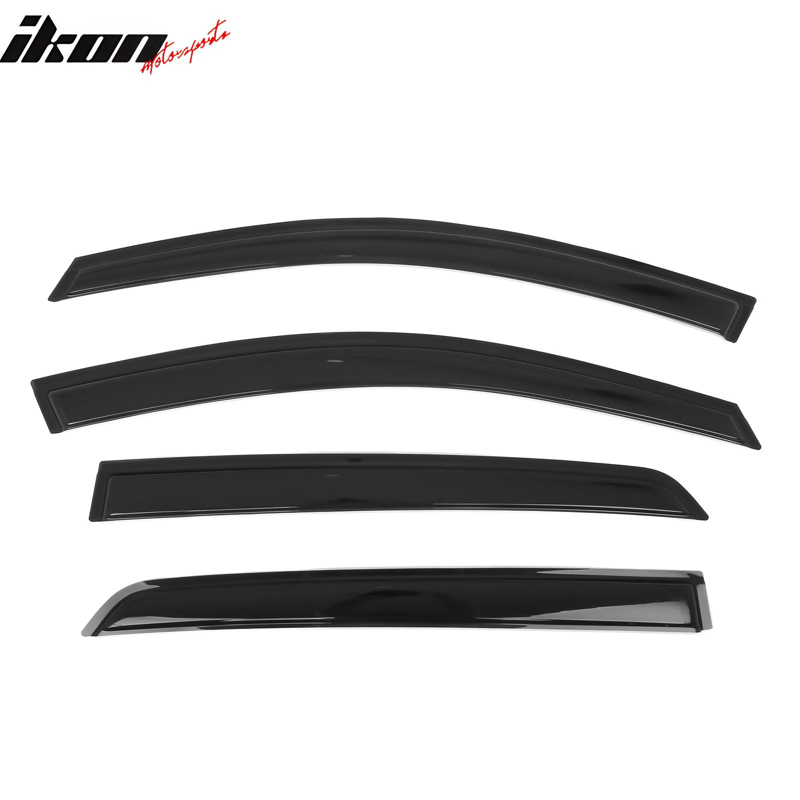 Fits 2022-2025 Volkswagen MK8 GTI & Golf R Window Visors Vent Rain Guard Deflector