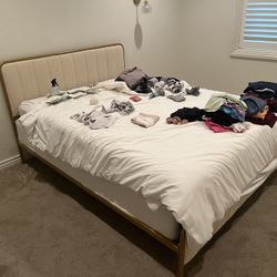 Queen mattress And Bed Frame 