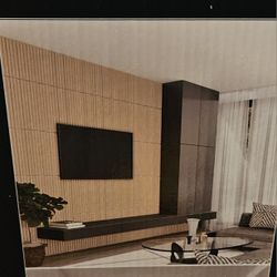 Sonolok 15.5 ft sound-absorbing wall panel kit oak 