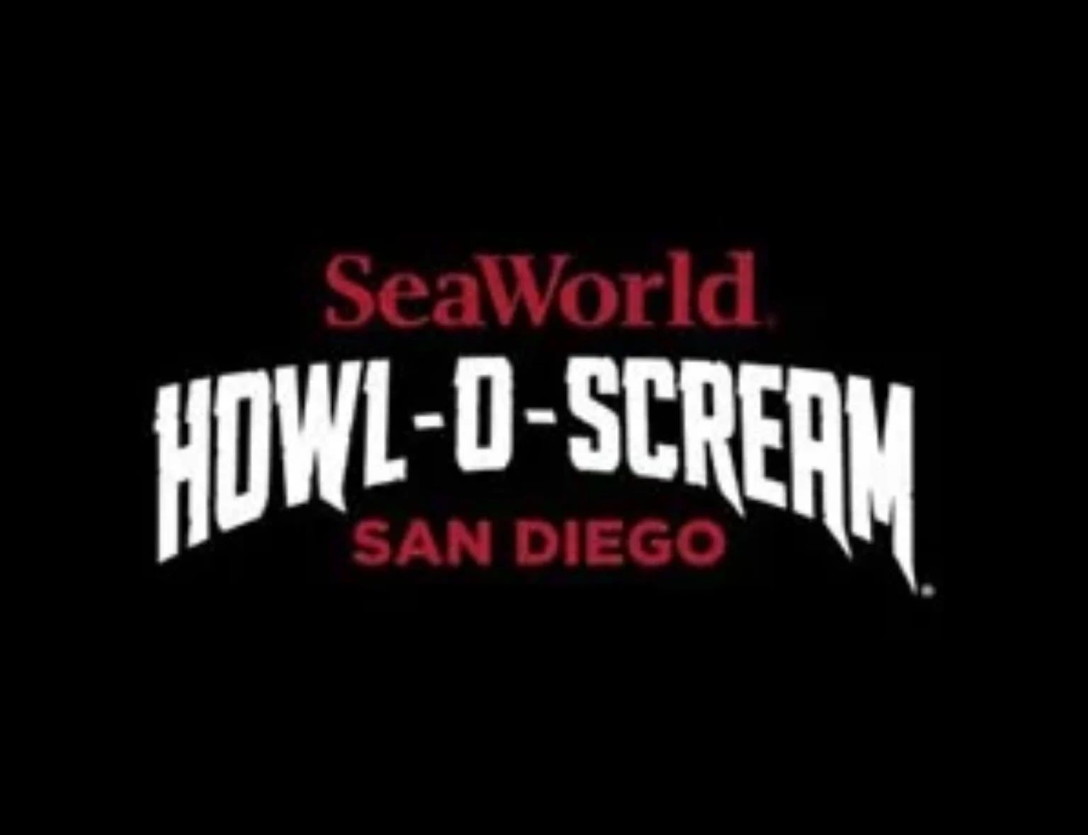 SeaWorld Howl-O-Scream Ticket