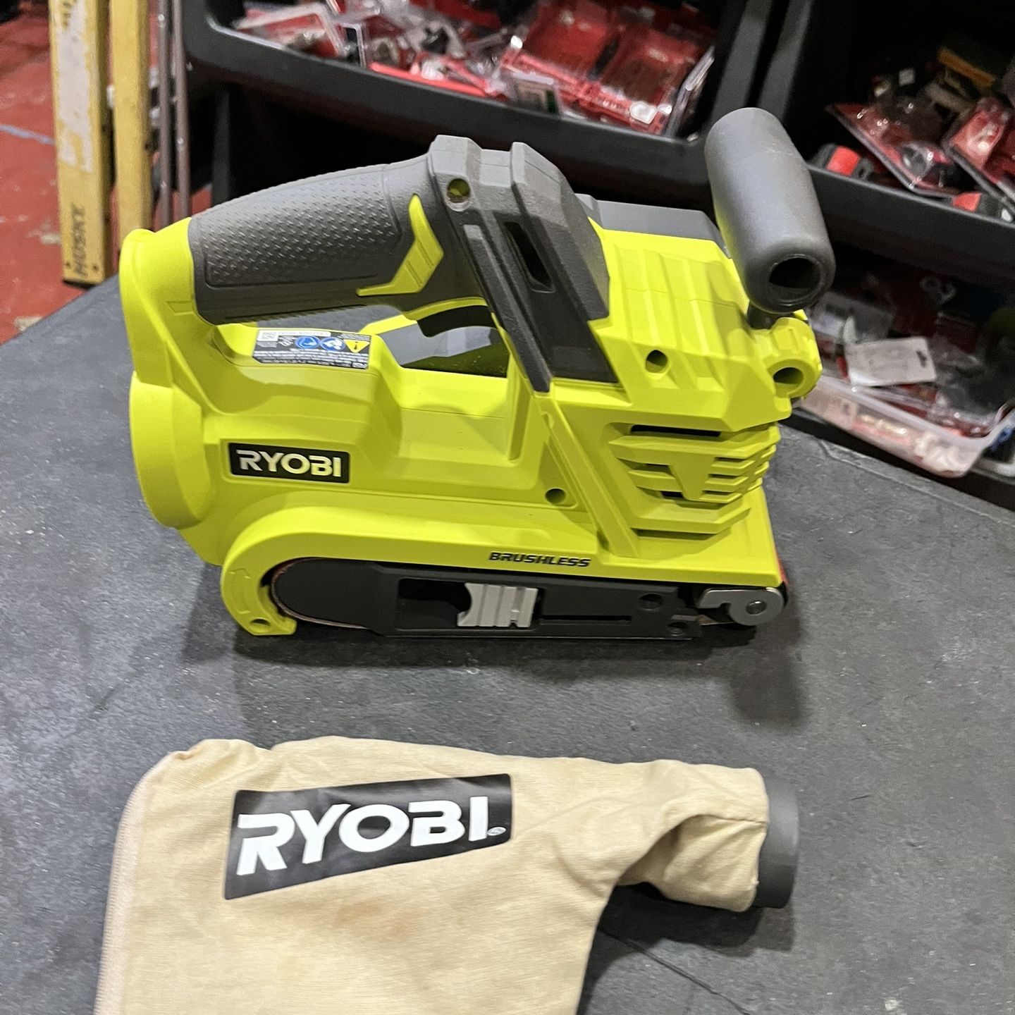 Ryobi 3x18 online belt sander