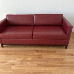Small Red Couch