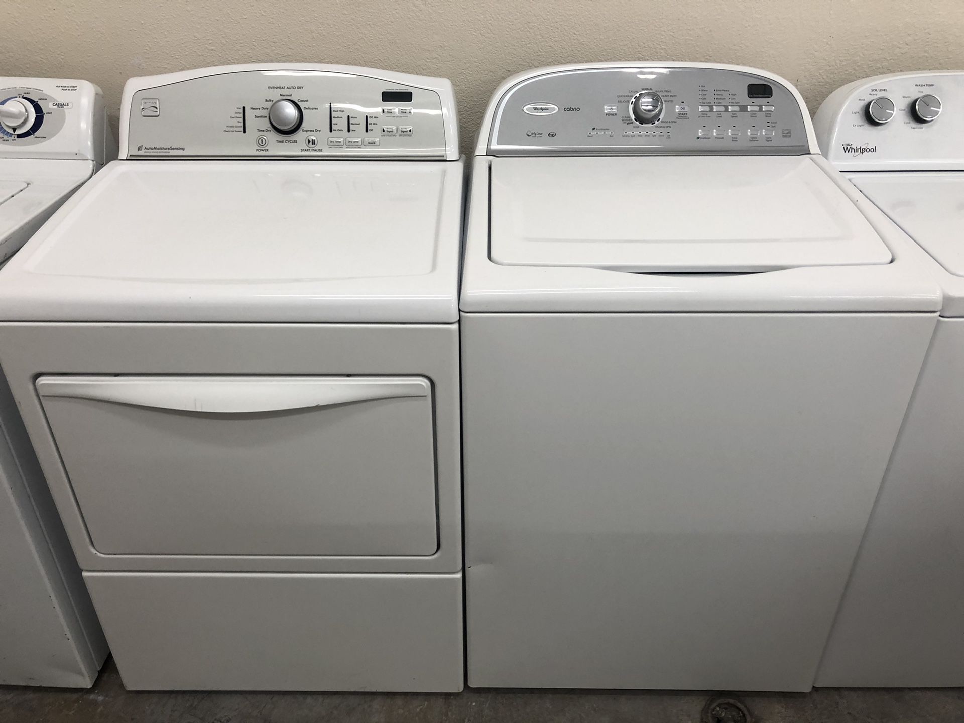 Whirlpool Washer And Kenmore Dryer Mix