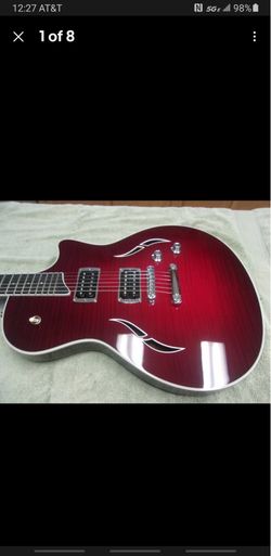 TAYLOR  T3 CHERRY BURST SEMI-HOLLOW BODY ELECTRIC